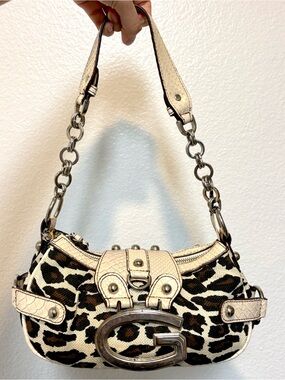 Rare Vintage Guess Leopard Bag